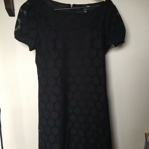 H&M black lace mini dress
